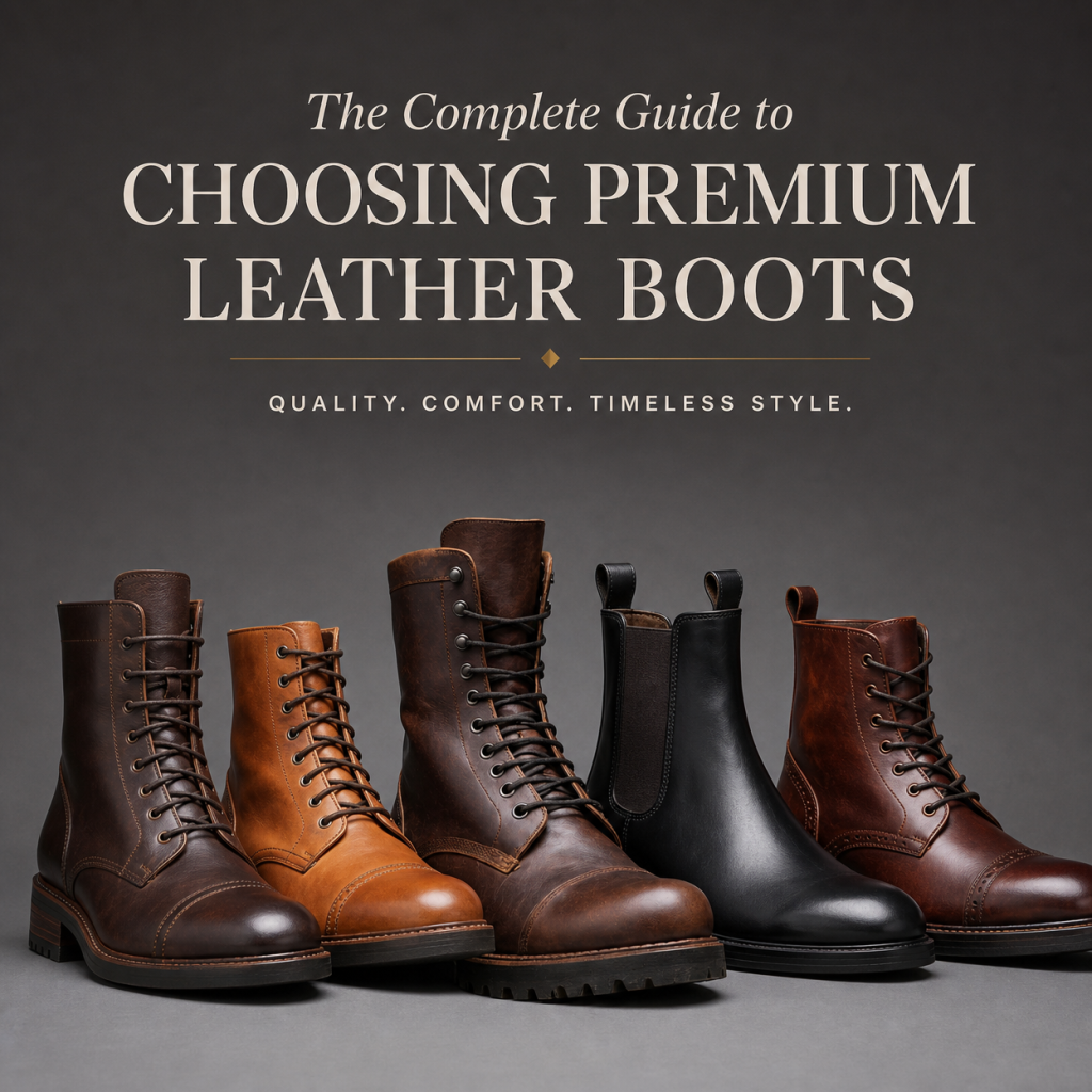 leather boots