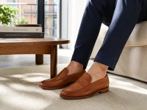 Tan Penny Loafer