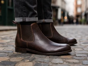 Chelsea Boot in Dark Brown Leather