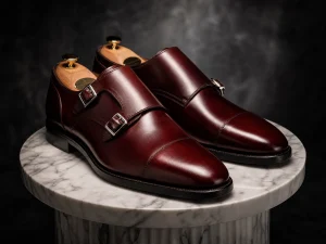 Double Monk Strap in Mahogany