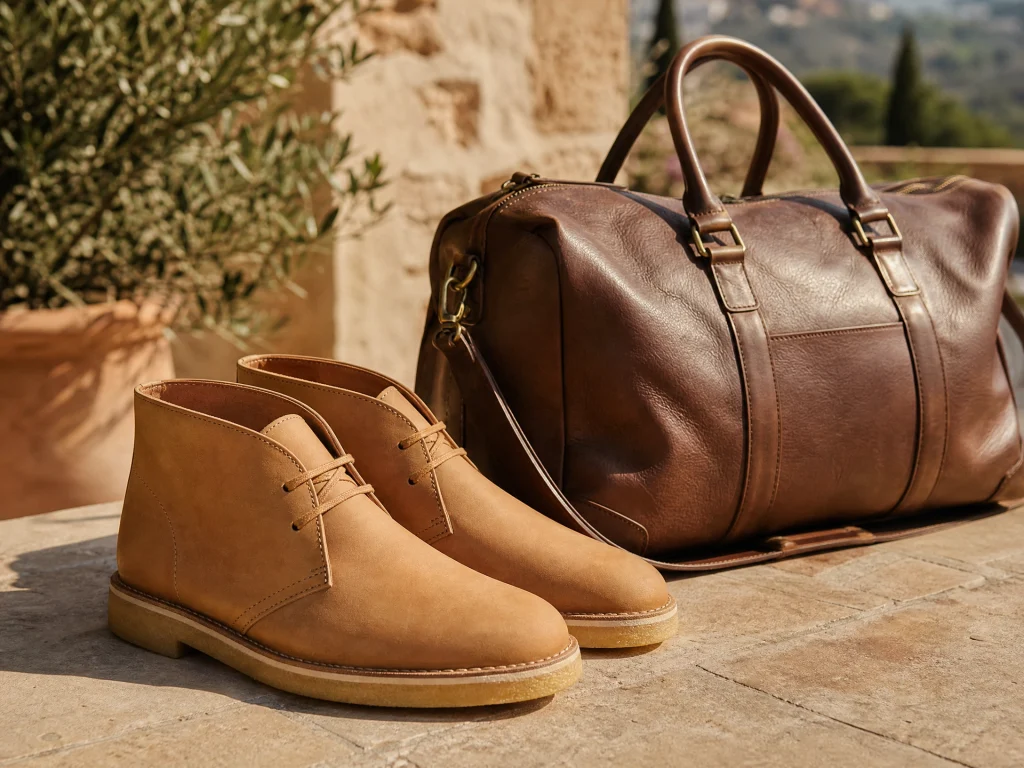 Chukka Boot in Camel Leather